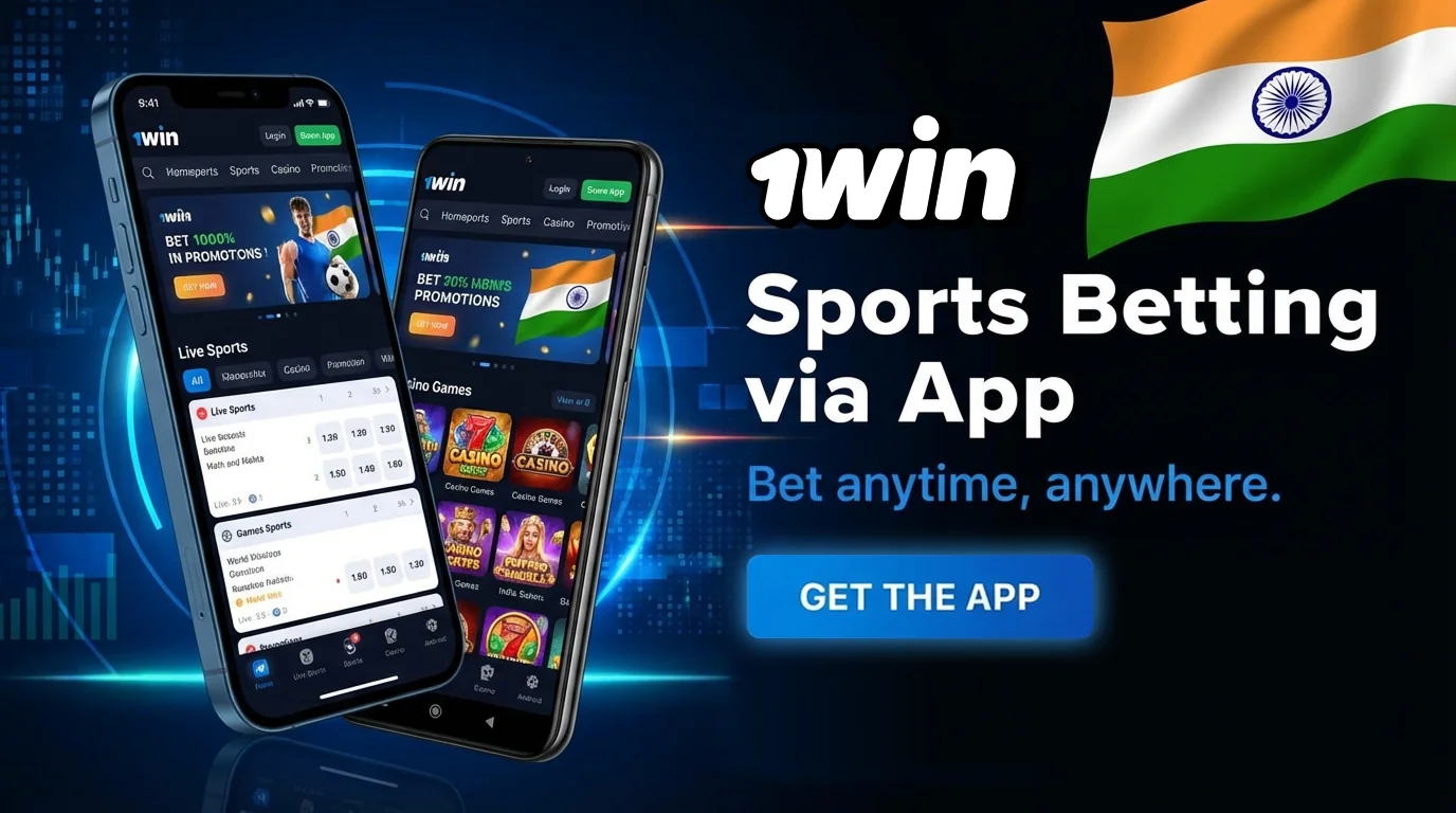 1win mobile sports betting India live odds and markets