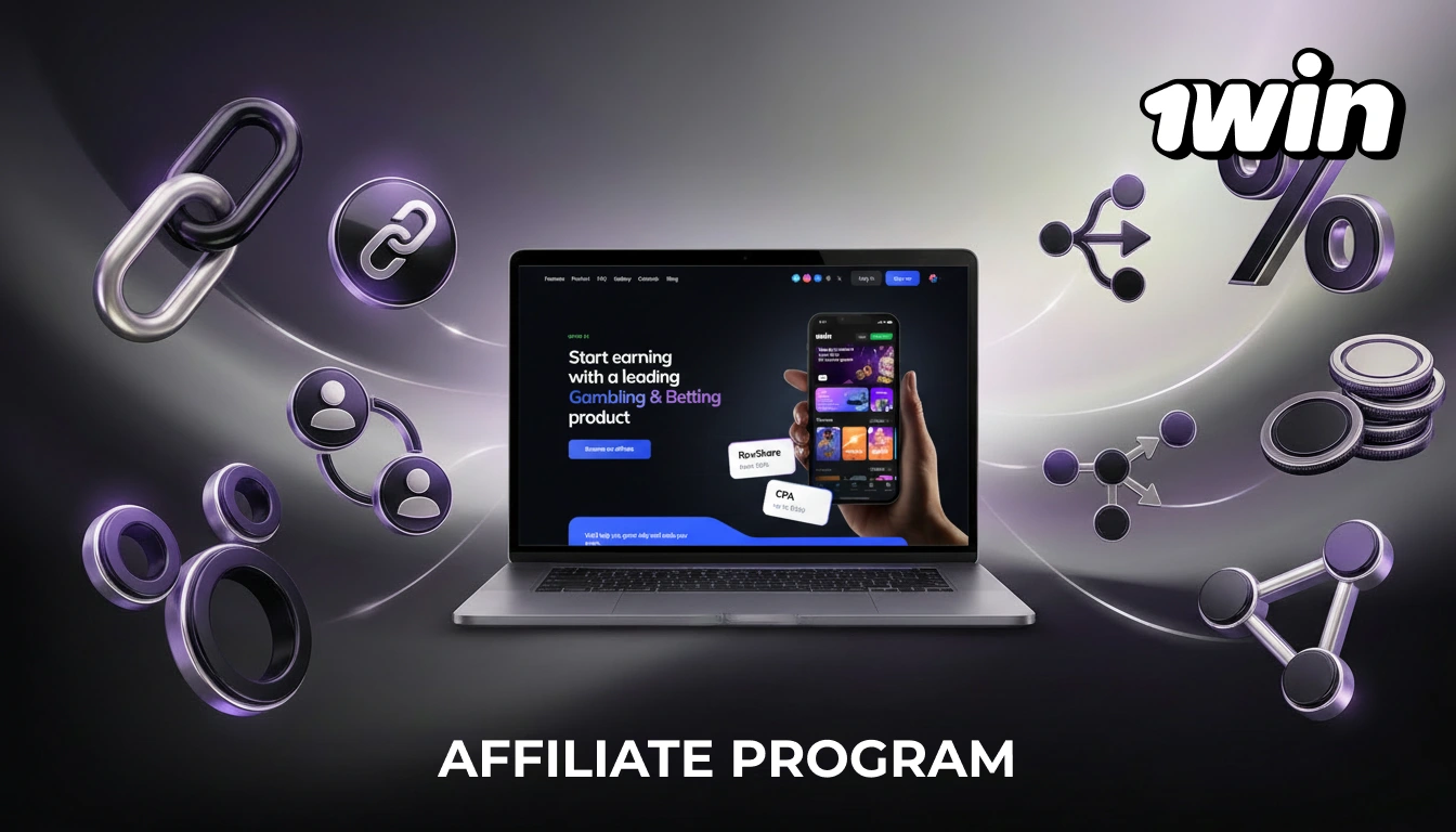 Affiliate program for players on the 1Win website in India